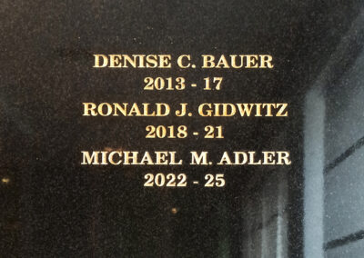 Ajout gravure et dorure “Adler”