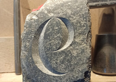 Gravure Pavé “E”